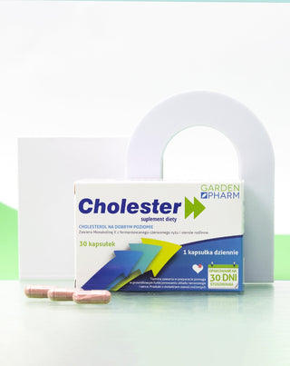 Kapslar som stödjer upprätthållandet av kolesterol på rätt nivå Cholester GardenPharm - 2