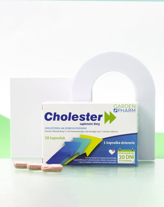 Kapslar som stödjer upprätthållandet av kolesterol på rätt nivå Cholester GardenPharm - 2