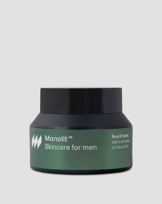 Vårdande och återfuktande skäggbalsam med Monolith naturligt oljekomplex