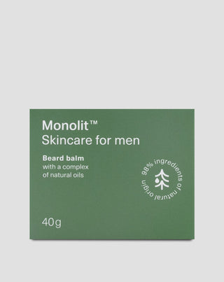 Vårdande och återfuktande skäggbalsam med Monolith naturligt oljekomplex