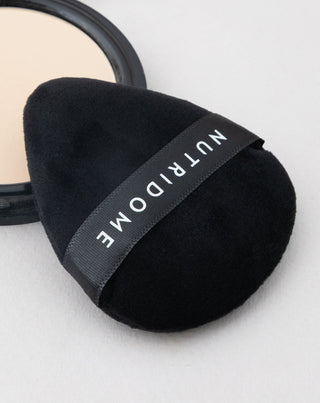 Återanvändbara puderpuffar för exakt applicering av smink, set med 3 st Nutridome - 2