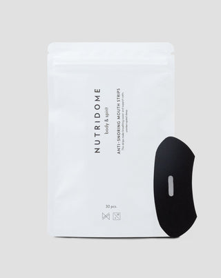 Nutridome naturlig bambu silke anti-snark läpp plåster 30 st. - 1