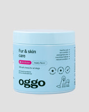 kosttillskott fur & skin karma för hundar för vackert päls och frisk hud oggo 180 g