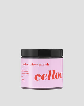 Kroppspeeling med kaffe och naturliga oljor som minskar celluliter och hudbristningar Celloo - 1
