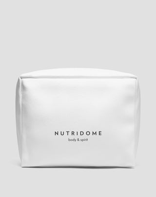 En rymlig kosmetisk väska gjord av Nutridome ekologiskt läder - 1