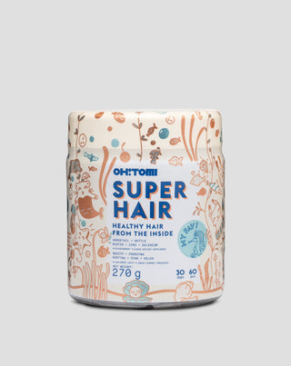 Hårgeléer som påskyndar tillväxten och förbättrar konditionen Super Hair Oh!Tomi 60 st. - 1
