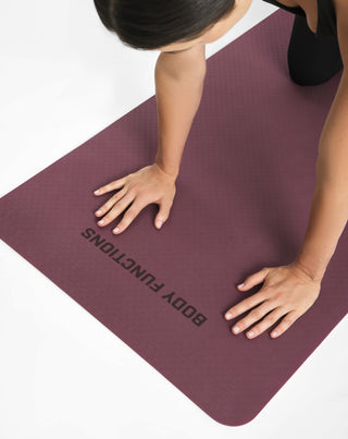 Halkfri yogamatta tunn Body Functions_2 - 2