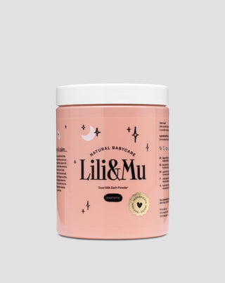 Getmjölksbadpulver för mammor med jojobaolja och Lili&Mu panthenol - 1