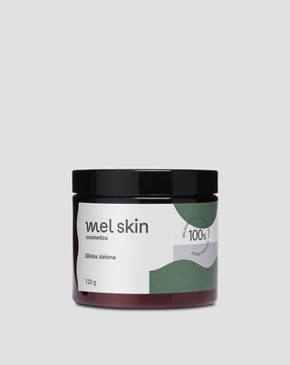 Grön rengöringslera med seboreglerande och anti-ageing effekter Mel Skin - 1