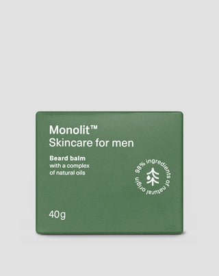 Vårdande och återfuktande skäggbalsam med Monolith naturligt oljekomplex - 4