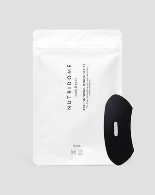 Nutridome naturlig bambu silke anti-snark läpp plåster 30 st. - 1