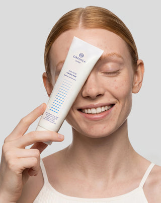 Rengörande och regenererande mask för aknebenägen hud med vit lera Anti-Acne Orphica Clinic 100 ml - 2