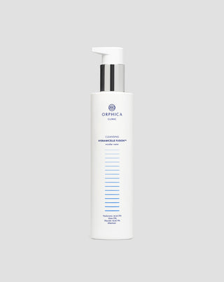 Micellärt vatten för sminkborttagning och rengöring för känslig och aknebenägen hud med urea, hyaluronsyra och glykolsyra Cleansing Orphica Clinic 200 ml - 1