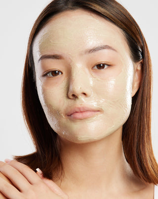 Ansiktsmask med vit lera, tsubaki olja och vitamin E Uddo - 2
